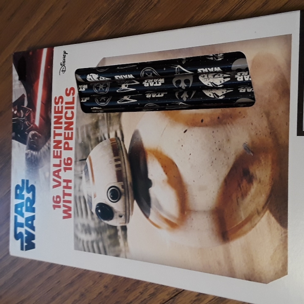 Star Wars valentines & pencils / BUNDLE ONLY
